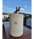Mini keg 2 L white jolly
