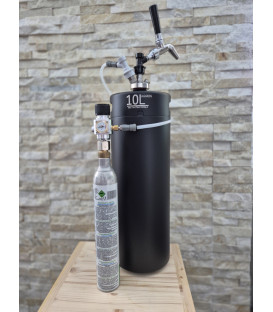 10 L minikeg + Jolly systém + SS adaptérom a CO2 regulátor
