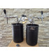 2 x 4 L Dvojstenný Gastream BLACK