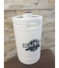 Mini keg 2 L WHITE DOUBLE WALL vacuum