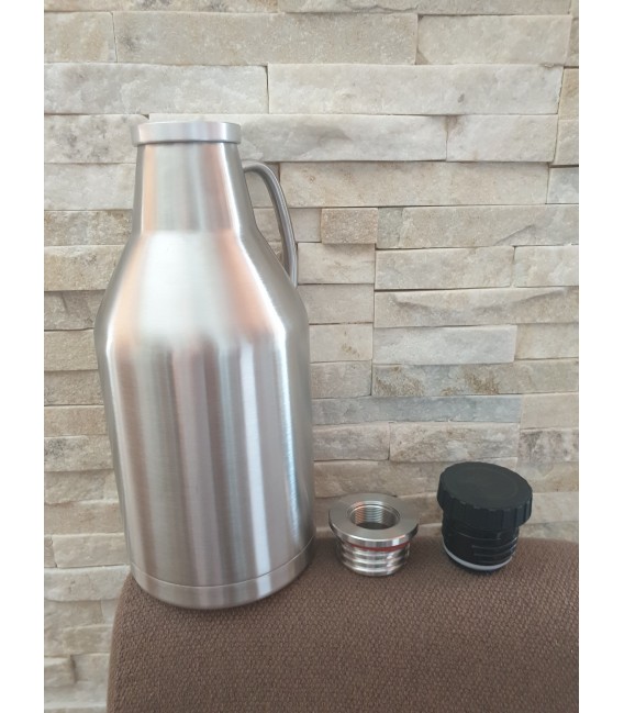 Growler 2L DOUBLE WALL STEEL NITRO COLD BREW  system