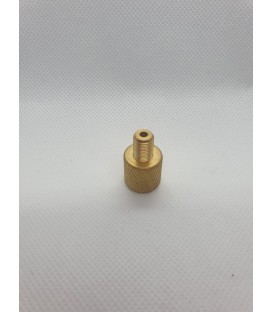 1/8in FFL X 1/4in MFL Brass Connector Adapter For CO2 Keg Charger Mini Regulator