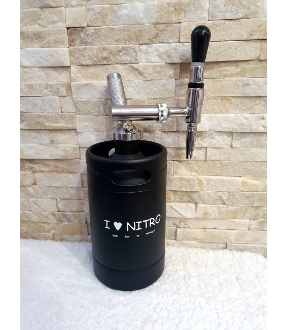 Minikeg 2L DOUBLE WALL BLACK LINE NITRO COLD BREW  complet system