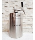Minikeg 4L DOUBLE WALL STEEL I love nitro complet system satinless steel