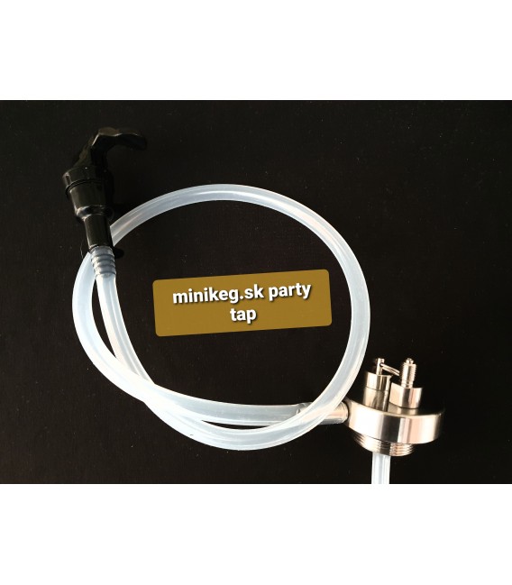 Party tap on stainless steel head