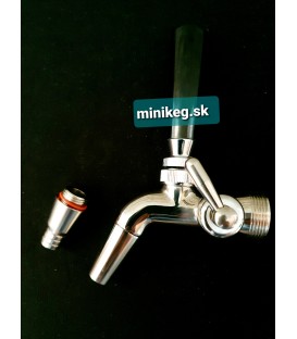 stainless tap with flow control with filler