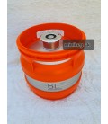 MiniKeg 6 L A type with cover orange