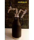Growler steel black double wall 2 L with jolly system
