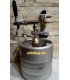 5 L A type US Silver minikeg SS ready with profi tap with compensator