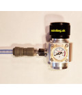 CO2 regulator wit connector to 8mm hoses outher diameter