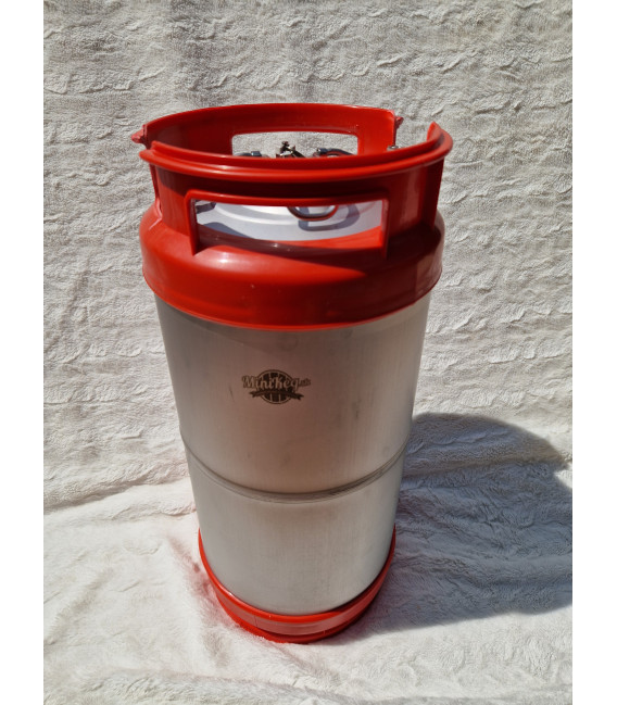 Minikeg 19 L corny keg red cover HDPE