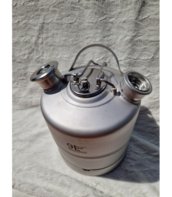 Minikeg 9 L cleaning Keg with 2 heads